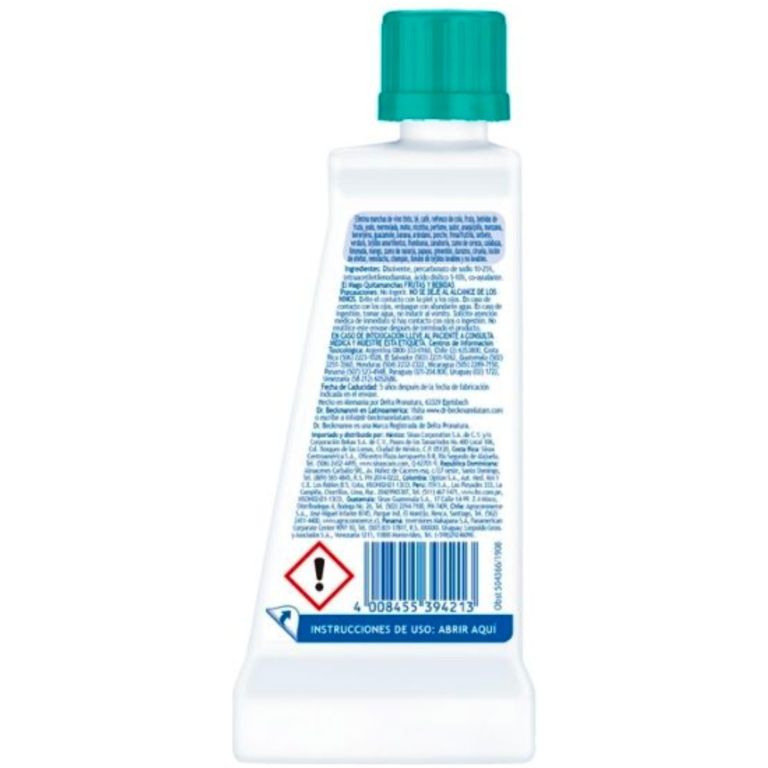 dr. beckmann el mago quitamanchas grasas y salsas 50 ml