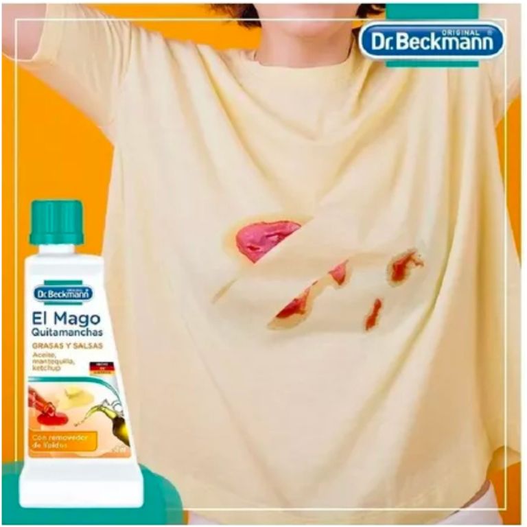 dr. beckmann el mago quitamanchas grasas y salsas 50 ml