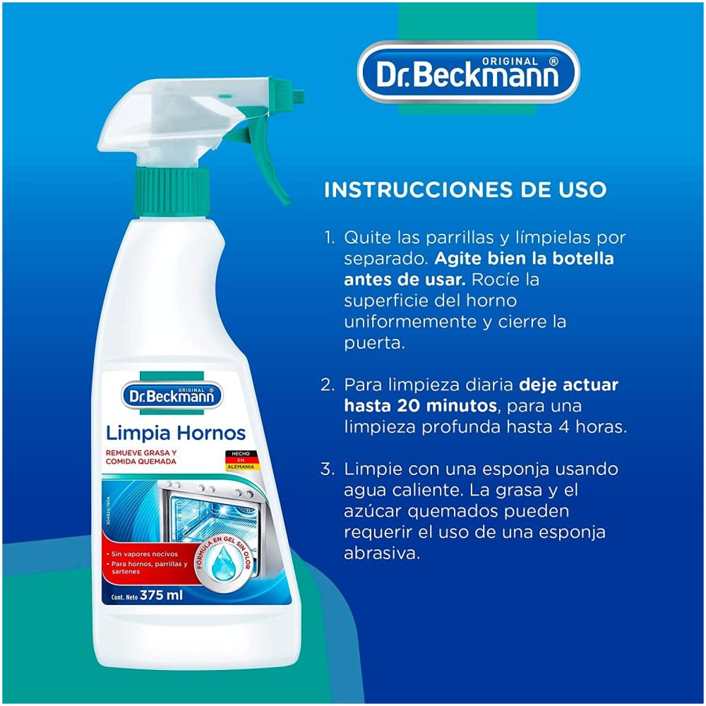Dr. Beckmann Limpia Hornos 375 Ml - Imagen 5