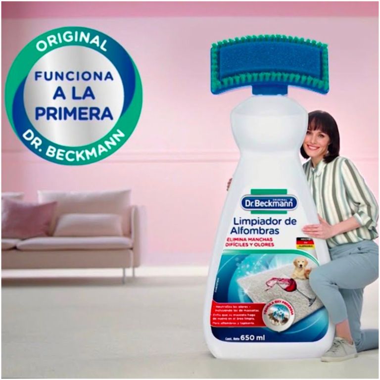 dr. beckmann limpiador de alfombras 650 ml
