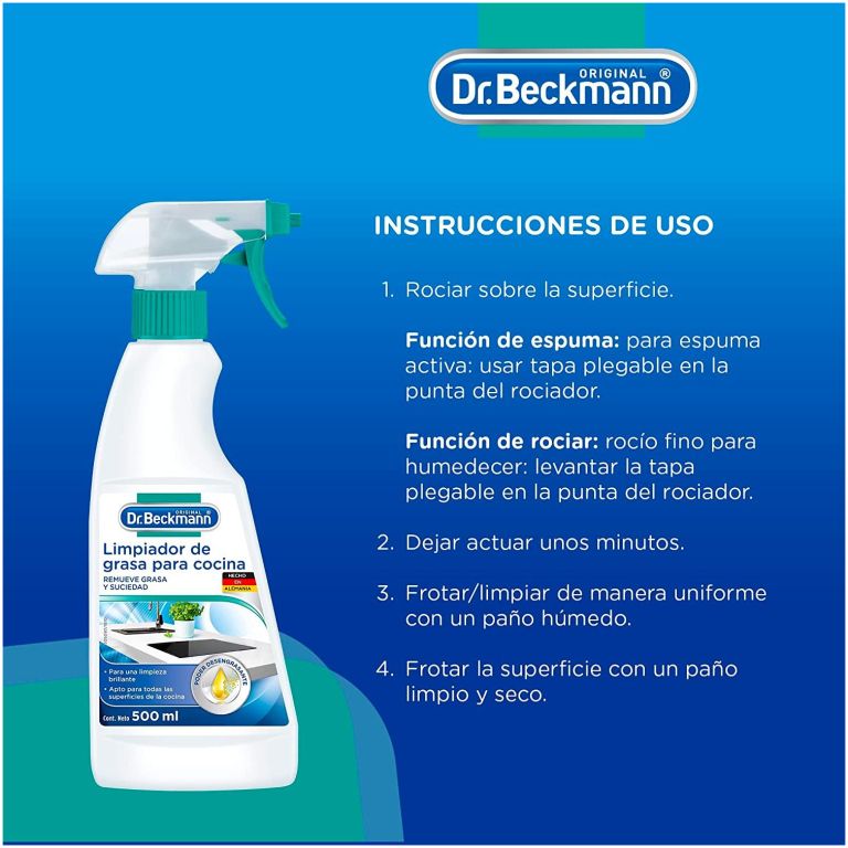 dr. beckmann limpiador de grasa para cocina 500 ml