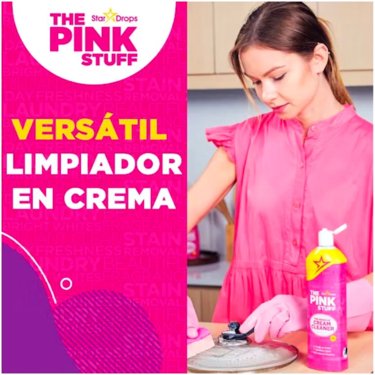 crema limpiadora multiuso the pink stuff 500 ml
