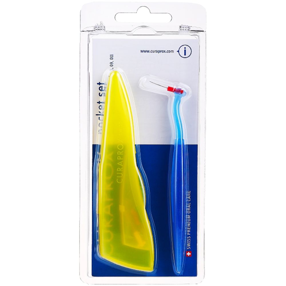 Cepillo Interdental Curaprox Pocket Set Cps 457 Amarillo