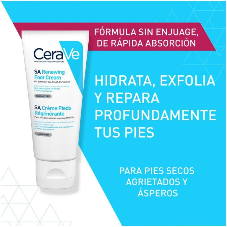 CeraVe Crema Renovadora de Pies 88 mL