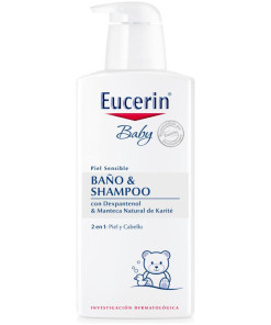 Eucerin Baby Baño y Shampoo 400 mL