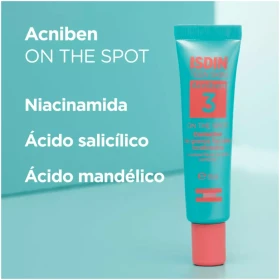 Isdin Acniben Gel Secante Corrector De Granos Faciales 15 mL