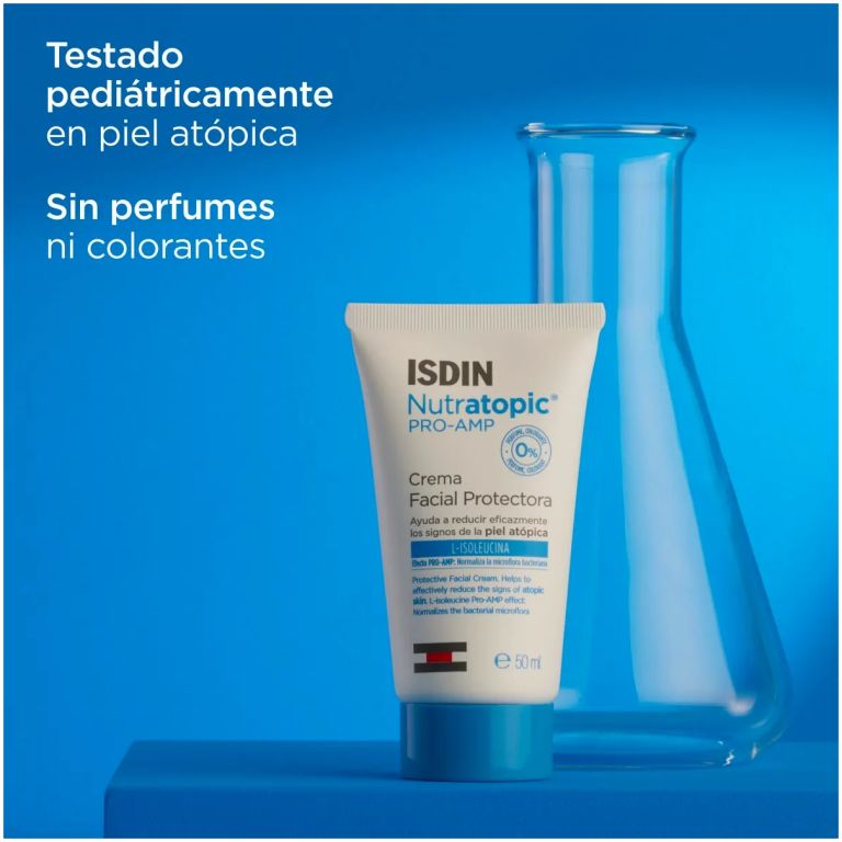 isdin nutratopic pro-amp crema facial piel atopica 50ml