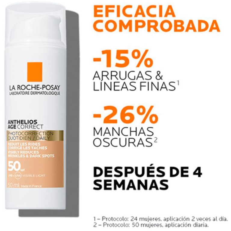 la roche-posay anthelios protector solar age correct color