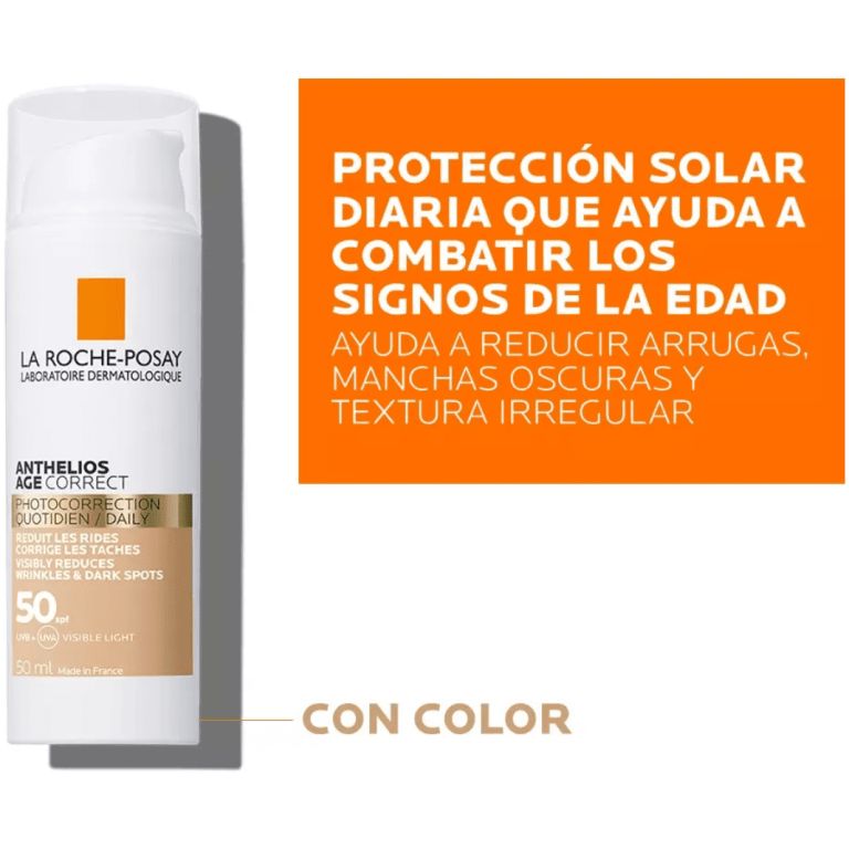 la roche-posay anthelios protector solar age correct color