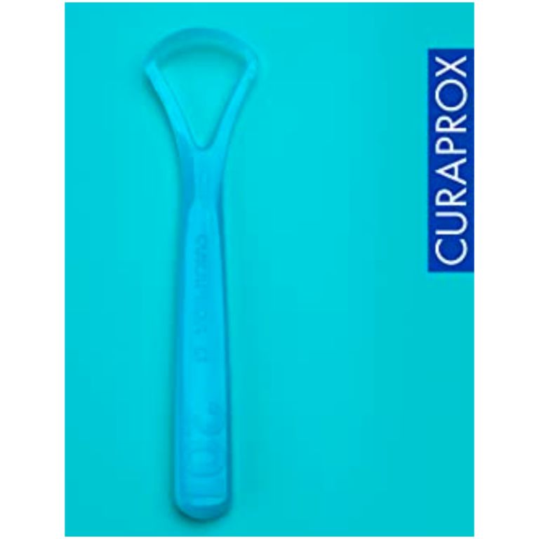 Limpiador Lingual De Una Hoja Curaprox CTC 201 Celeste