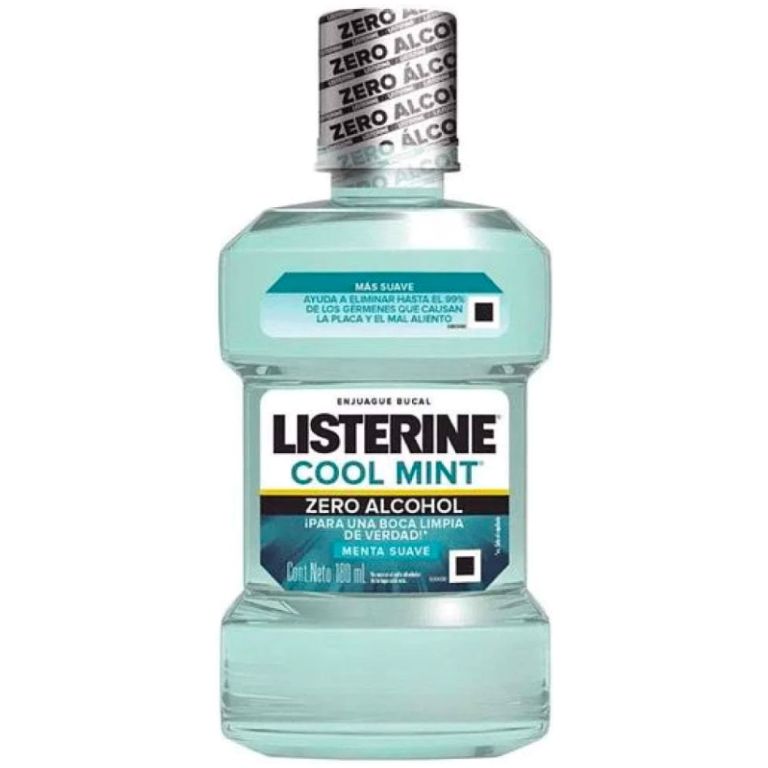 Listerine Enjuague Bucal Cool Mint Zero Alcohol 180ml