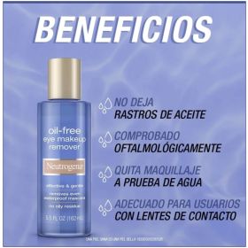 Neutrogena Removedor Oil Free Removedor Ojos 162 mL