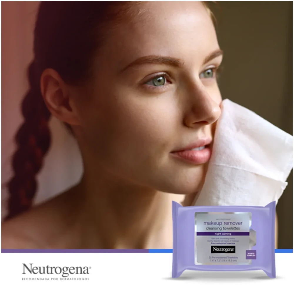 Neutrogena Toallitas Desmaquillantes Night Calming 25 U