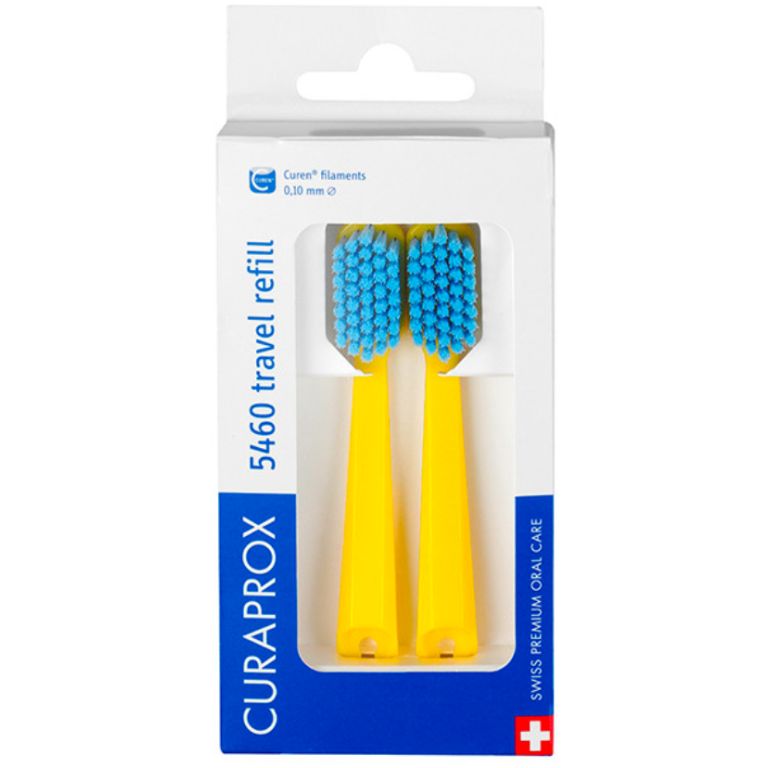 Repuesto Curaprox 5460 Travel Kit Duo Pack - Amarillo