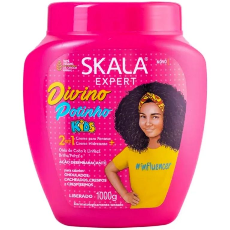 Skala Expert Mascara Capilar Divino Potinho Kids 2 En 1