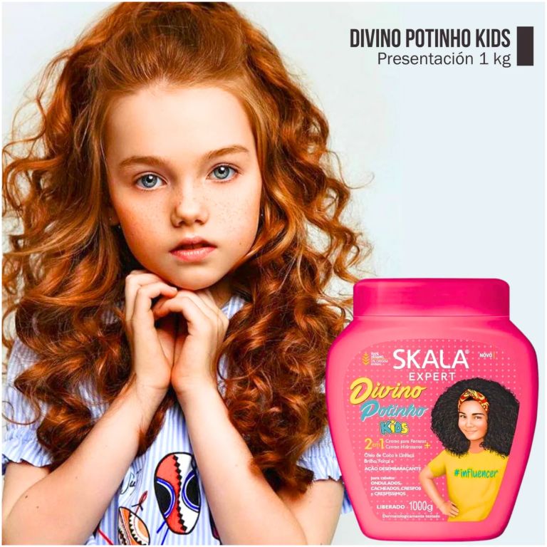 Skala Expert Mascara Capilar Divino Potinho Kids 2 En 1