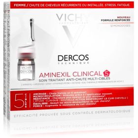 Vichy Dercos Aminexil Clinical 5 Anticaida Women x12