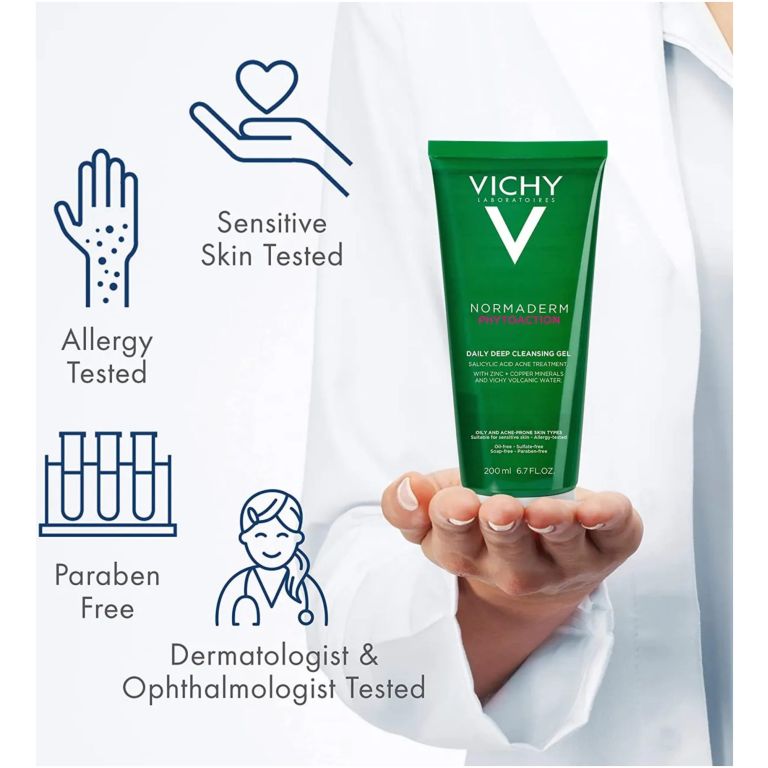 vichy gel de limpieza normaderm phytosolution 200 ml
