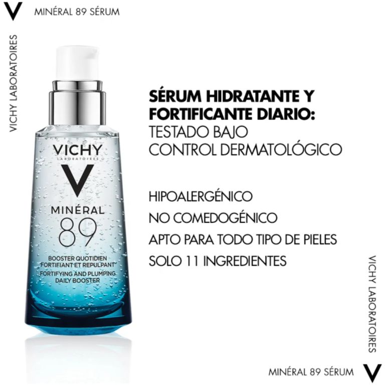 vichy mineral 89 concentrado facial fortificante 50 ml