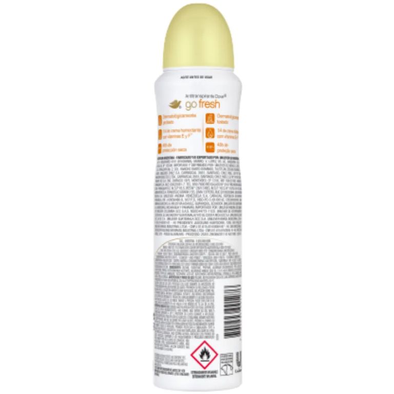 dove antitranspirante aerosol go fresh pomelo y hierba limon 150ml