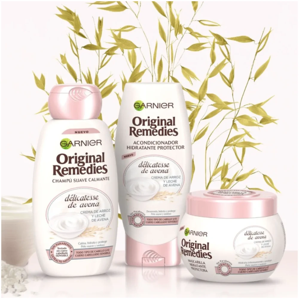 Garnier Original Remedies Acondicionador Avena 250 Ml - Imagen 3