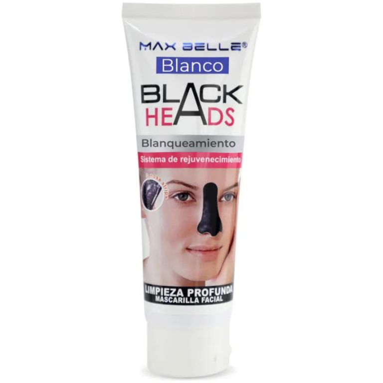 maxbelleza mascarilla facial limpieza profunda blanco