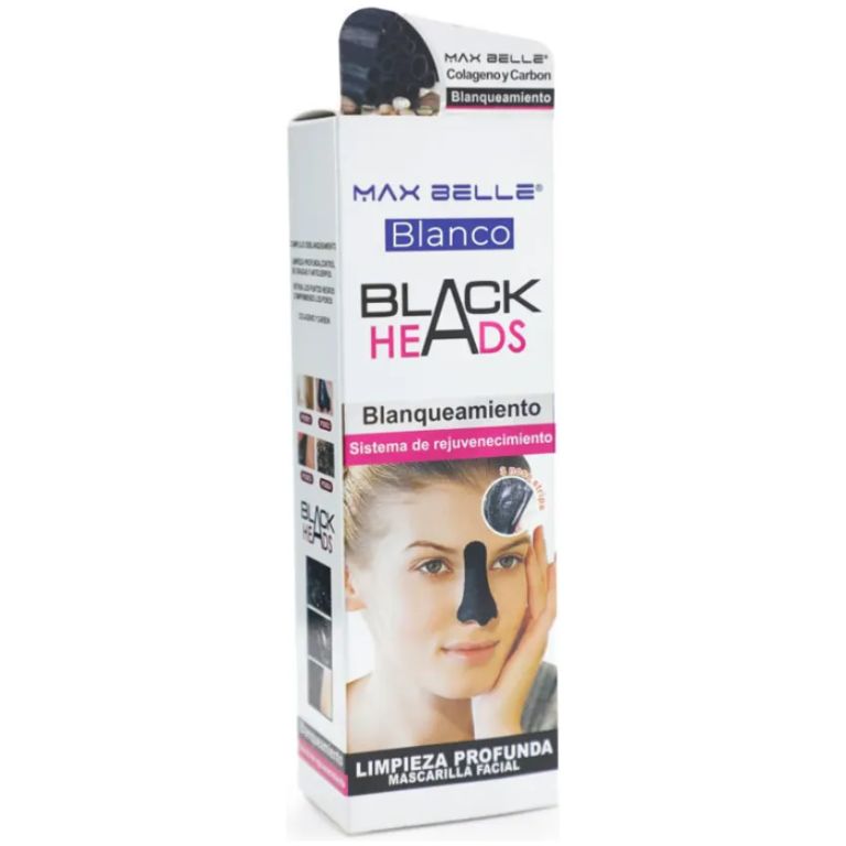 maxbelleza mascarilla facial limpieza profunda blanco