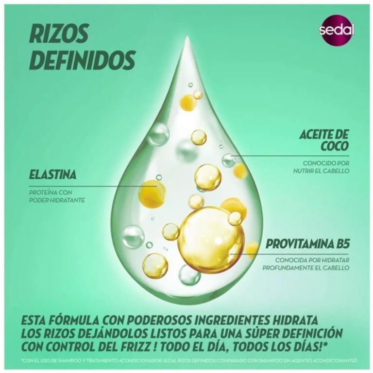 sedal tratamiento acondicionador rizos definidos 340 ml