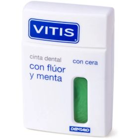 Vitis Cinta Dental con cera fluor y menta