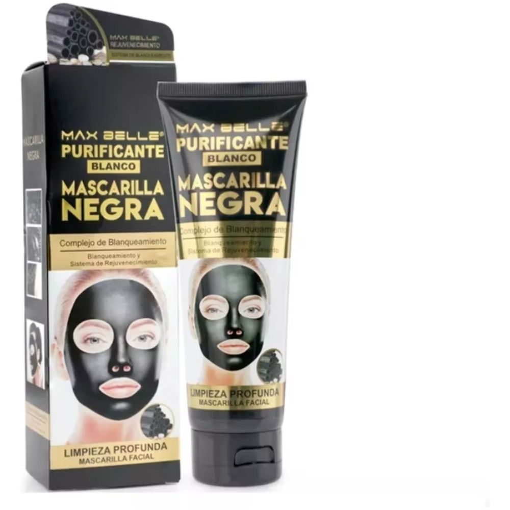 Mascarilla Negra Purificante Blanco Max Belle - Imagen 2
