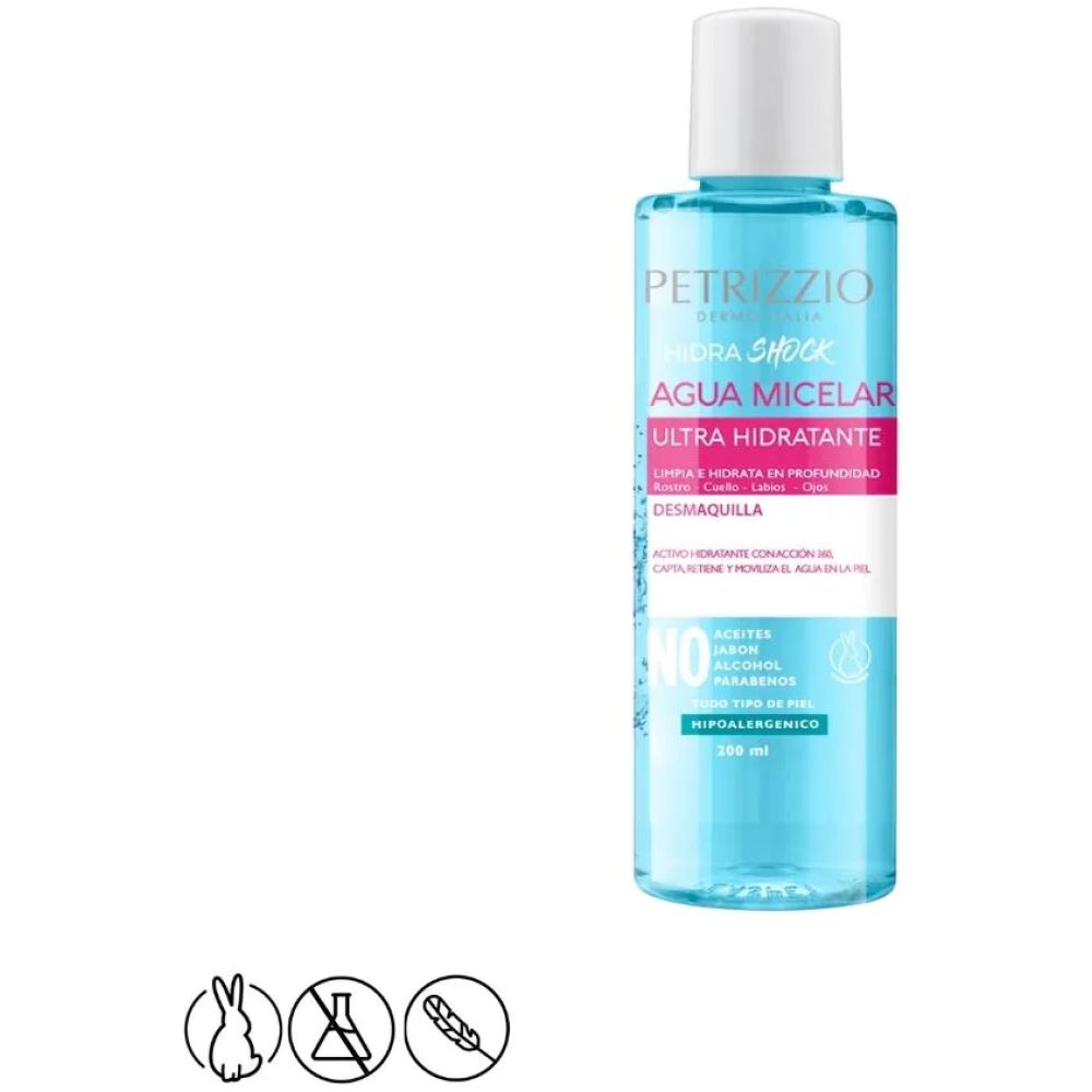 Agua Micelar Ultra Hidratante 200Ml Petrizzio - Imagen 2