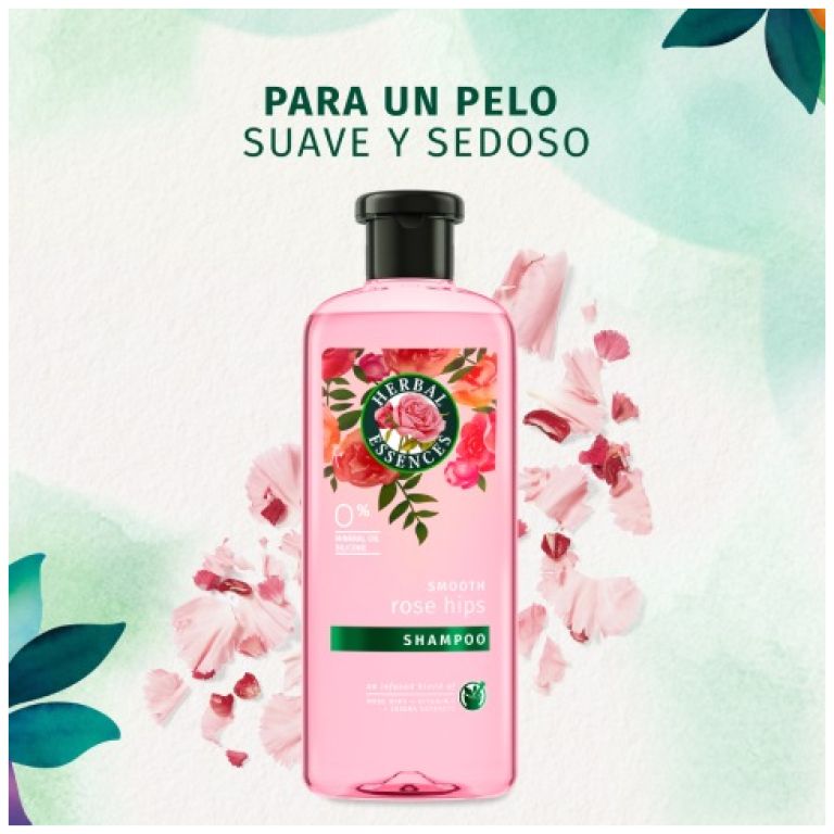 shampoo rosa mosqueta 400ml herbal essences