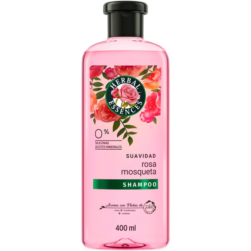 shampoo rosa mosqueta 400ml herbal essences