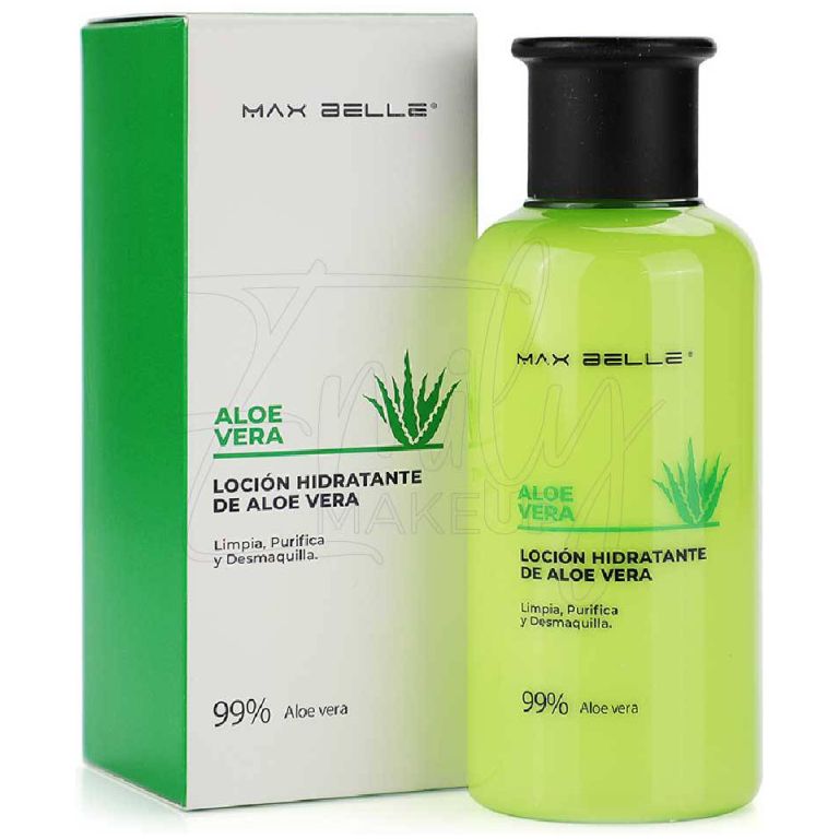 locion hidratante de aloe vera 160ml max belle