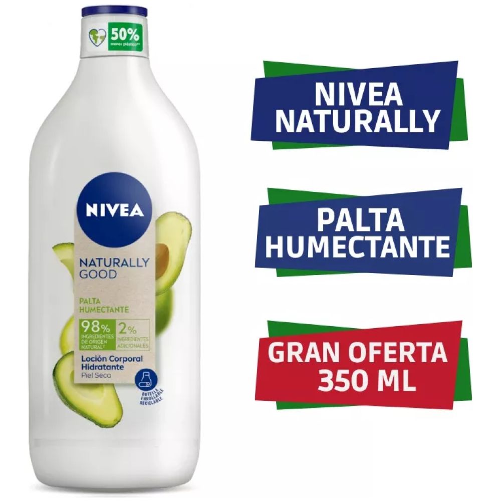 Locion Corporal Palta Humectante Naturally Good 500Ml Nivea - Imagen 2