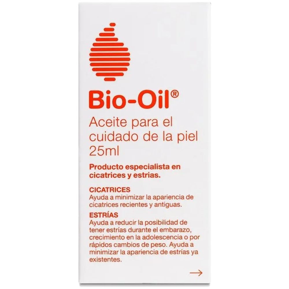 aceite cuidado de la piel cicatrices y estrias 25 ml bio oil