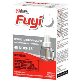 Repuesto Liquido Contra Mosquitos Y Zancudos 32.9Ml Fuyi