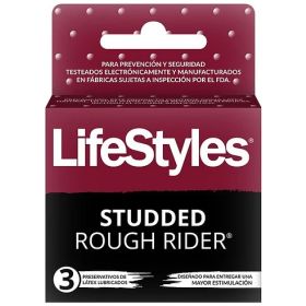 Preservativos De Latex Lubricados Studded 3U Lifestyles