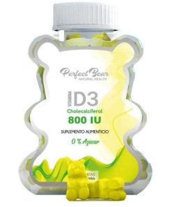 Suplemento Alimenticio Vitamina D3 800IU 60u Perfect Bear