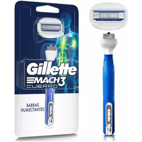 Maquina de Afeitar Recargable Mach3 Mas Lubricacion Gillette