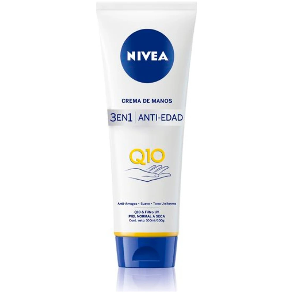 Crema De Manos Q10 3En1 Antiedad 100Ml Nivea