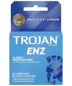 Preservativos de Latex Lubricados Enz Classic 3u Trojan