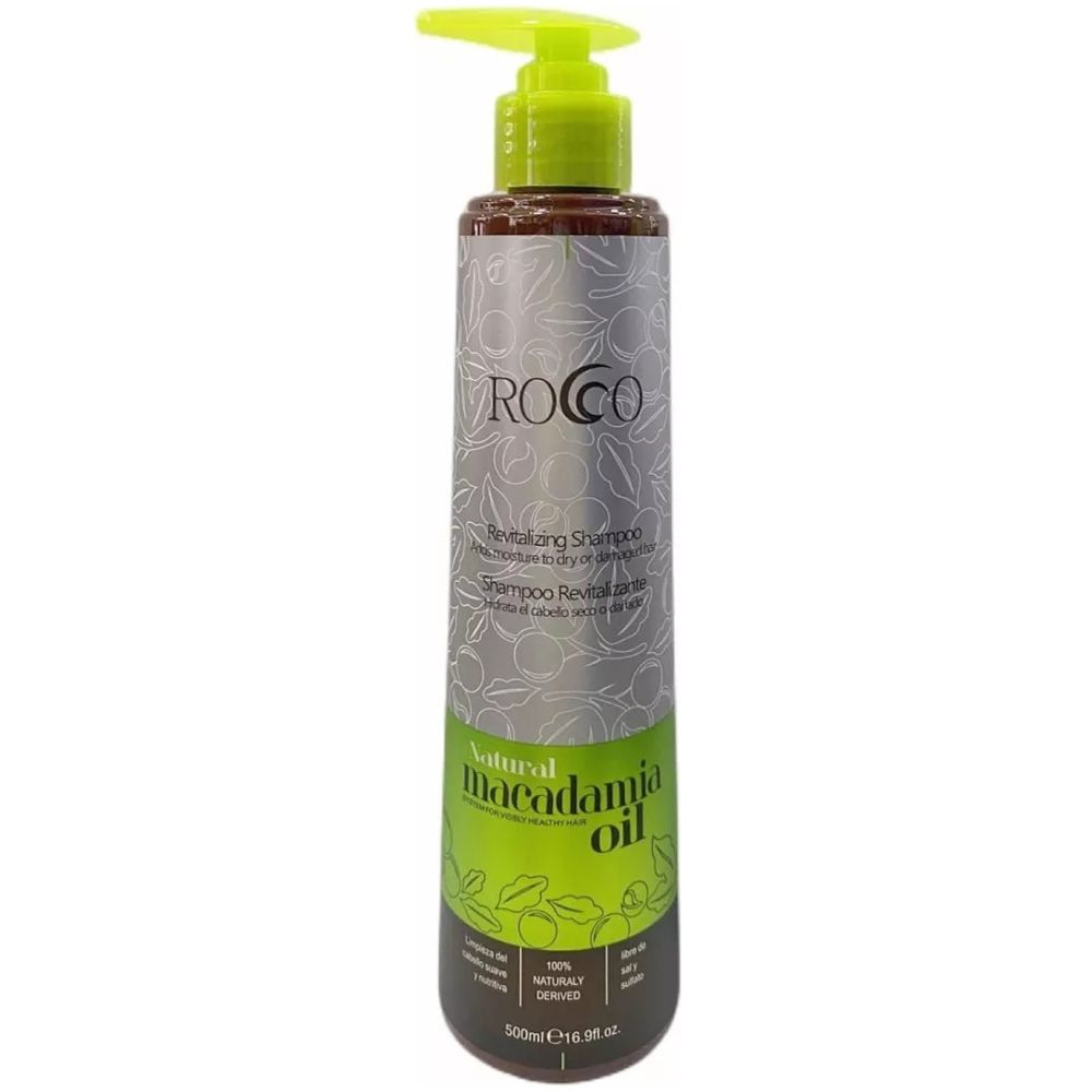 Shampoo Revitalizante Macadamia Oil 500ml Rocco