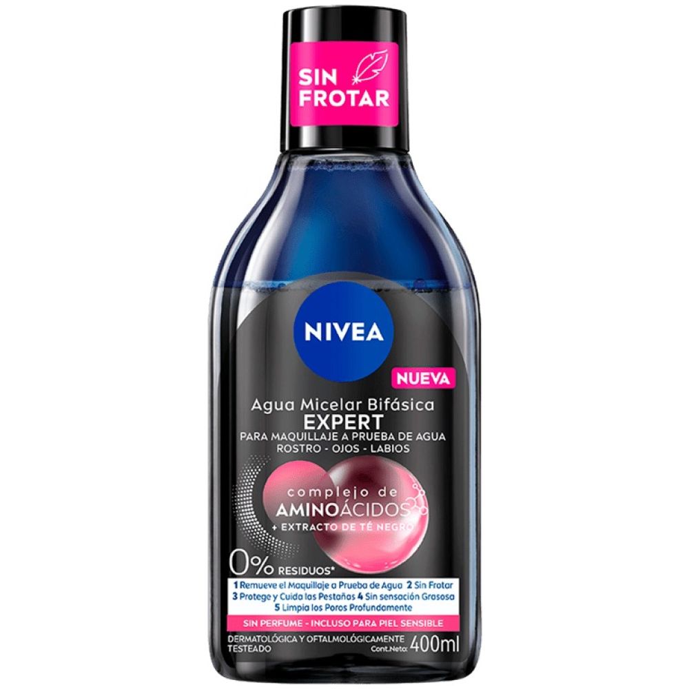 Agua Micelar Bifasica Expert 400ml Nivea