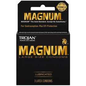 Preservativos Lubricados Magnum 3u Trojan