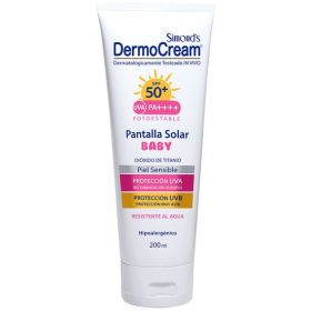 Pantalla Solar Baby Spf50+ Piel Sensible 200Ml Dermocream