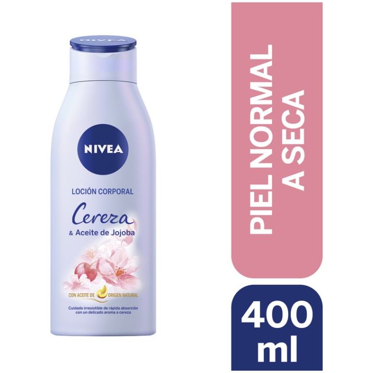 Locion Corporal Cereza y Aceite de Jojoba 400ml Nivea