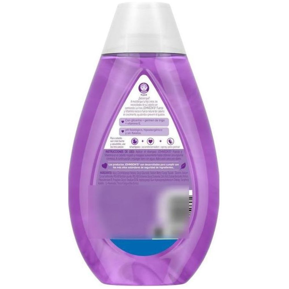 Shampoo Para Bebe Fuerza Y Vitamina 400ml Johnson's Baby