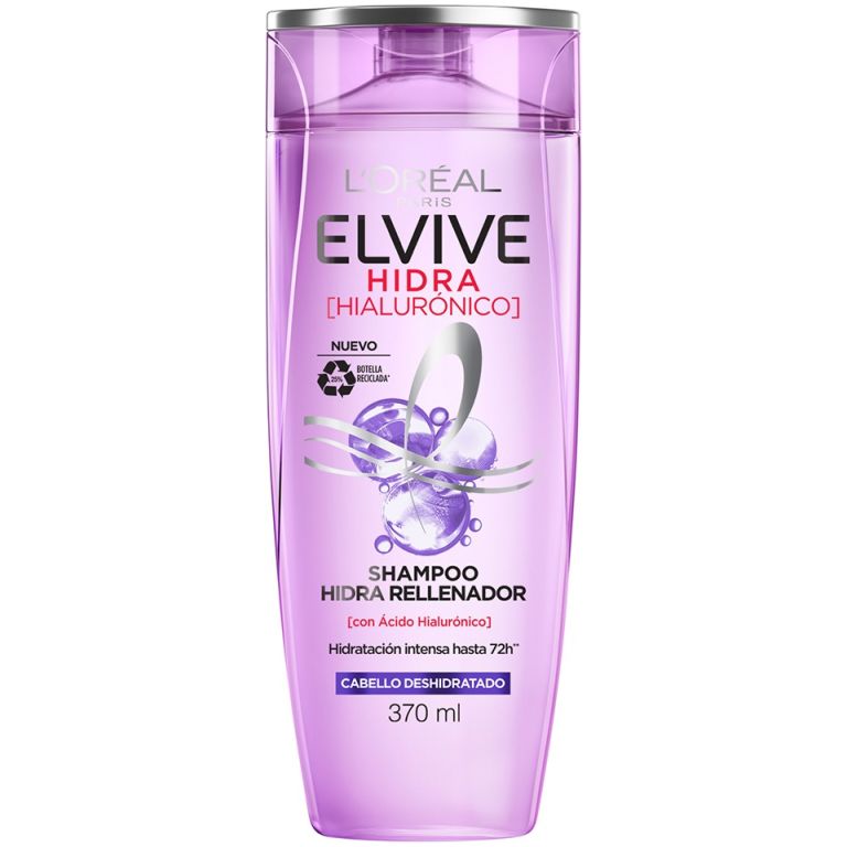 loreal elvive shampoo hidra hialuronico cabello deshidratado 370 ml