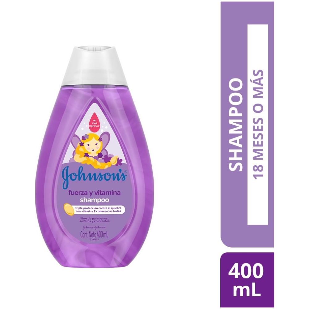 Shampoo Para Bebe Fuerza Y Vitamina 400ml Johnson's Baby